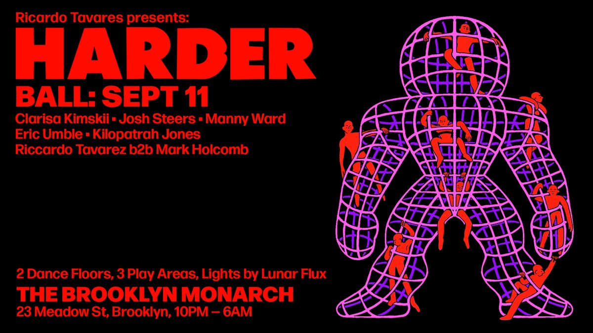 HARDER BALL Friday September 11 flyer