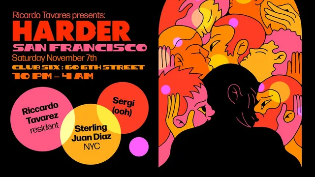 HARDER SF -Sterling Juan Diaz SF Debut flyer