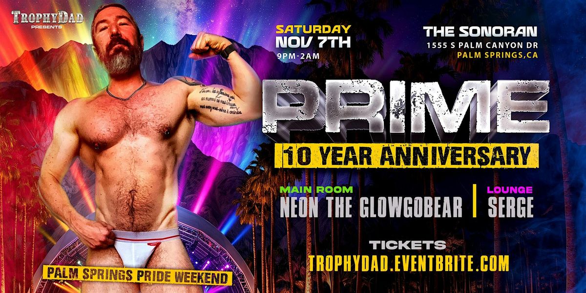 PRIME - Palm Springs Pride! flyer