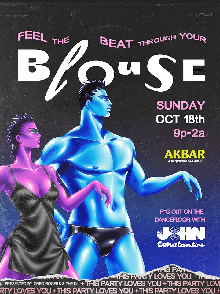 Blouse Party flyer