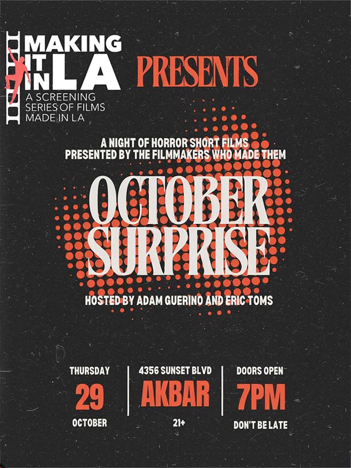 October Surprise flyer