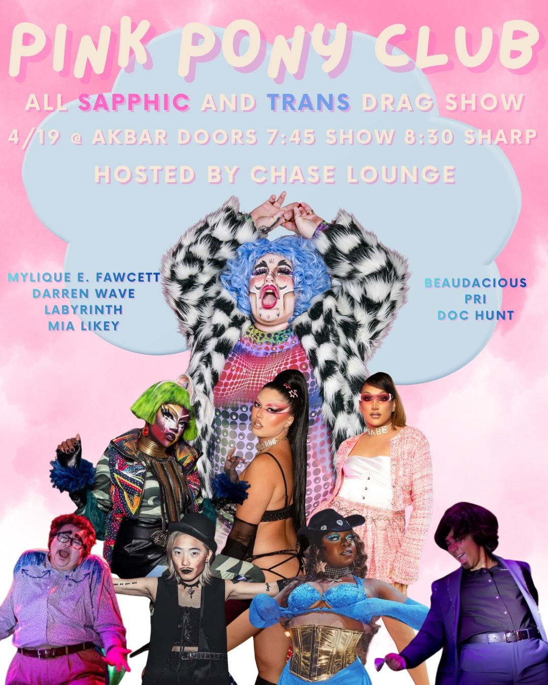 Pink Pony Club flyer