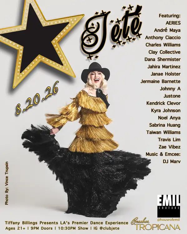 August 20th Jeté flyer