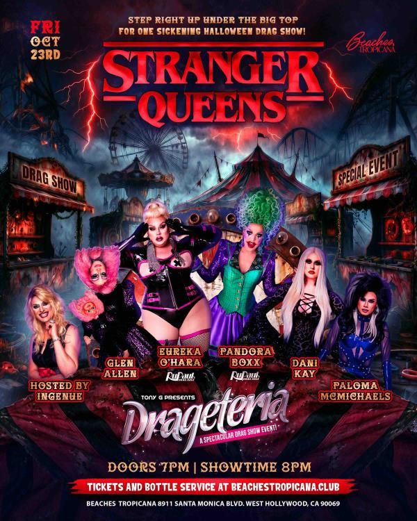 Drageteria: STRANGER QUEENS flyer