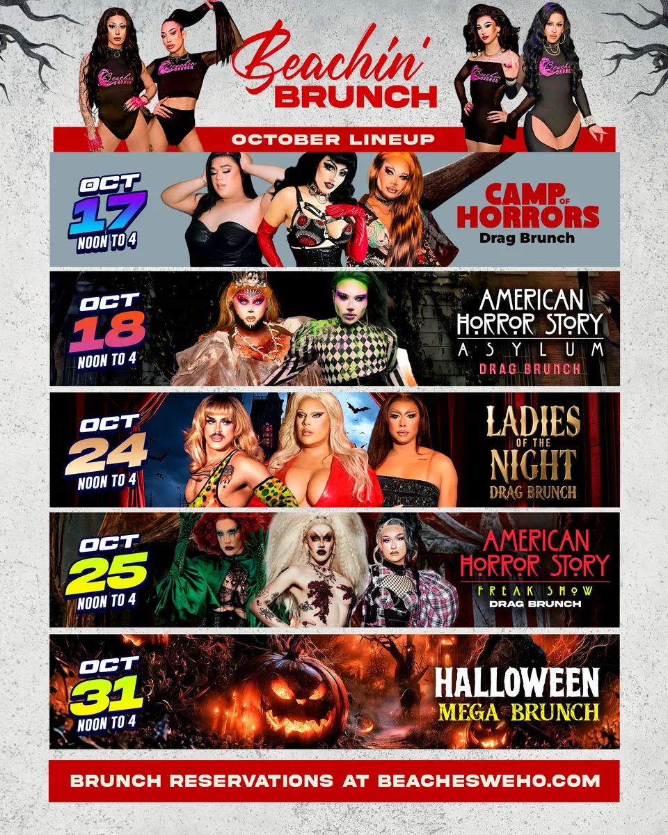 Camp of Horrors Drag Brunch flyer