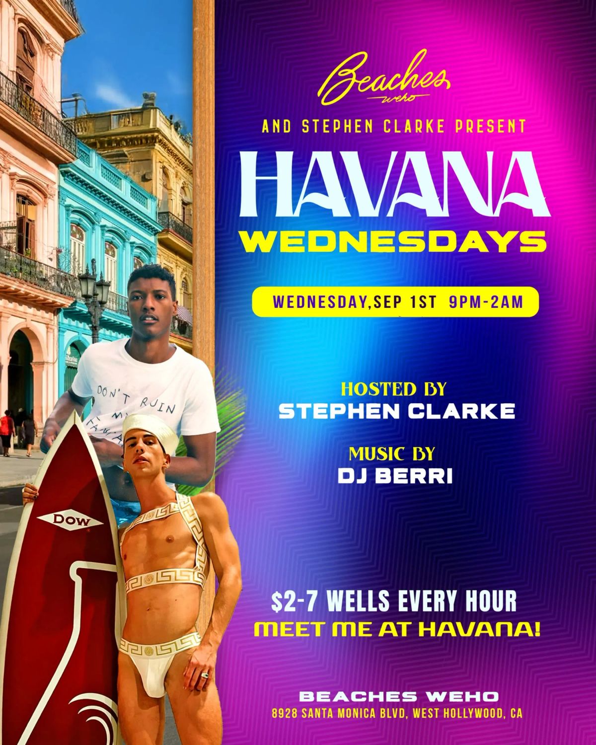 Havana Wednesdays flyer