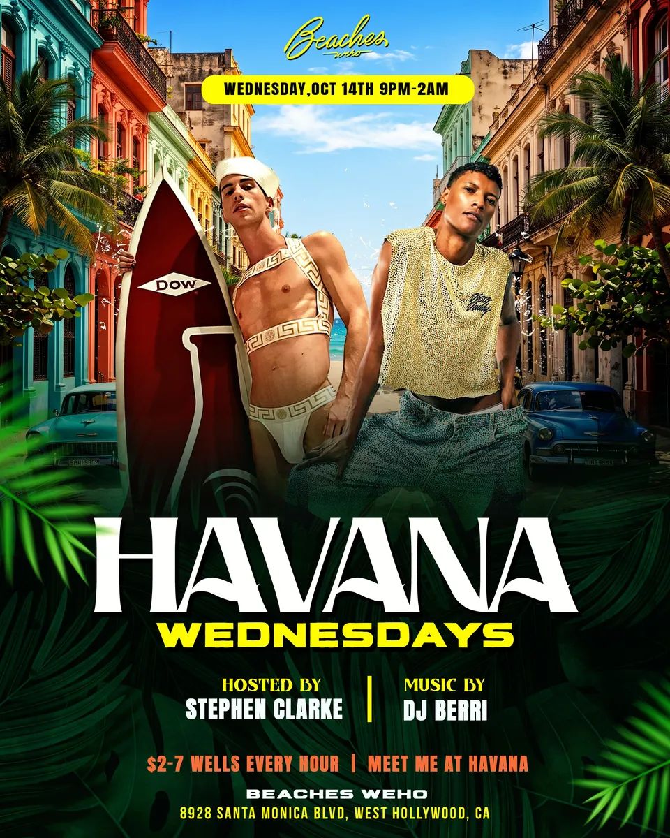 Havana Wednesdays flyer