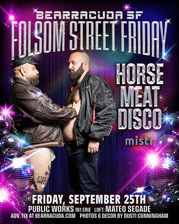 Bearracuda Folsom Street: Horse Meat Disco flyer