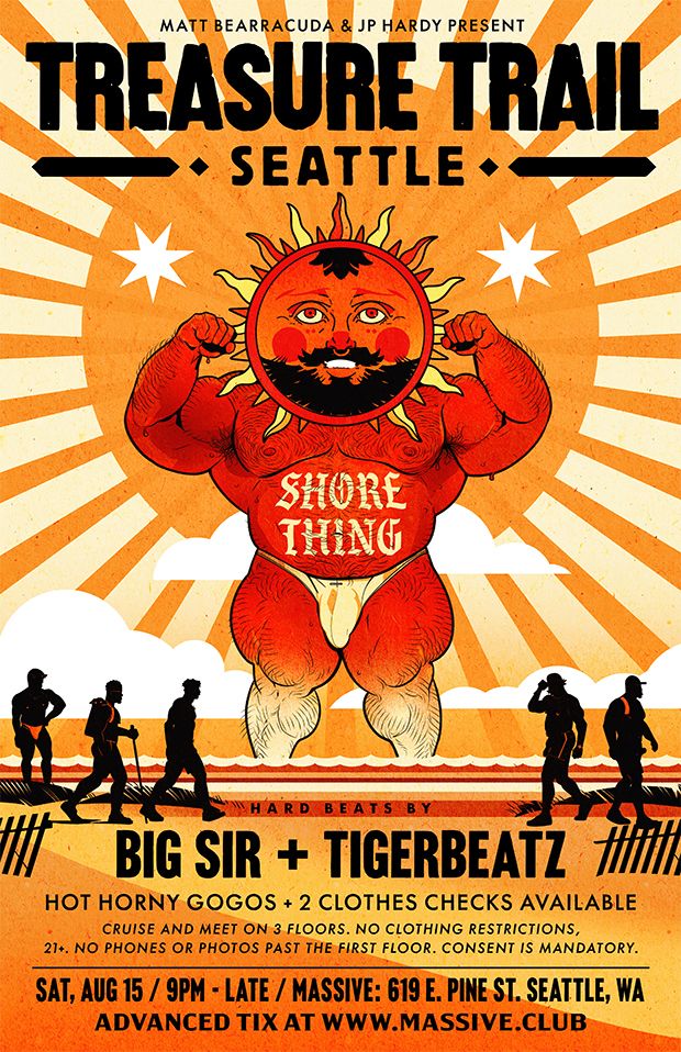 Treasure Trail Seattle: Summer Sausage flyer