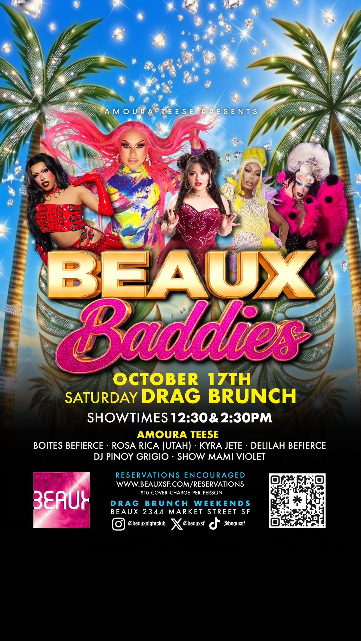 Beaux Baddies (Drag Brunch) flyer