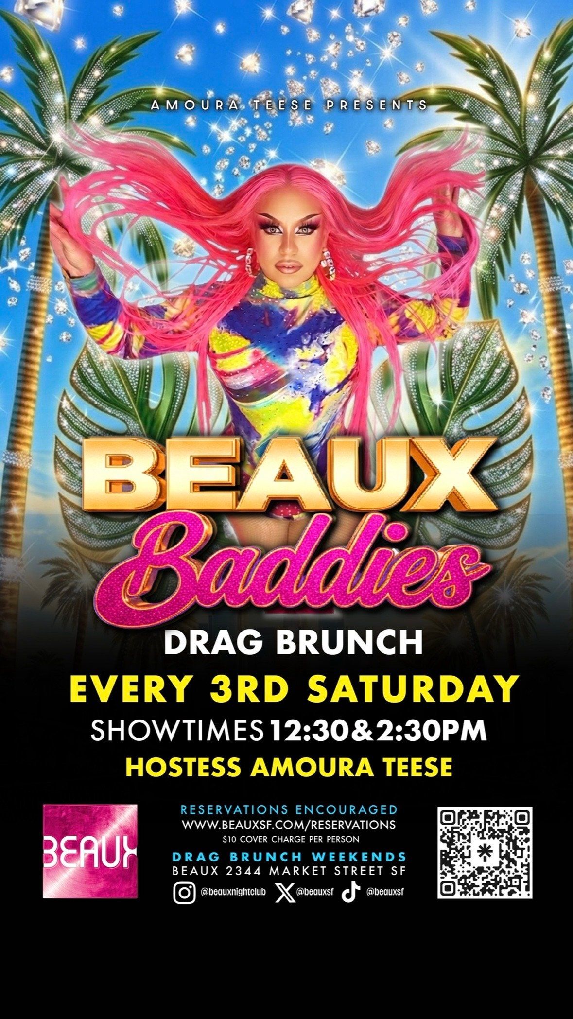 Beaux Baddies (Drag Brunch) flyer