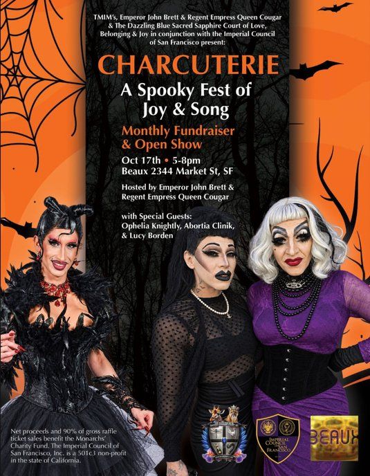 Halloween Charcuterie: A Fest of Joy & Song (Imperial Court Fundraiser) flyer