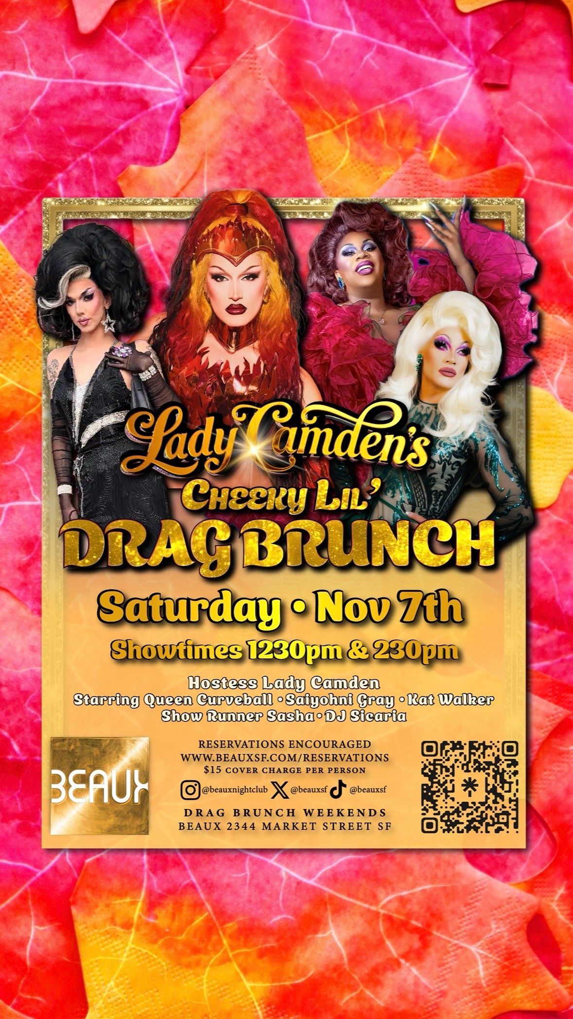 Lady Camden's Cheeky Lil' Drag Brunch! flyer