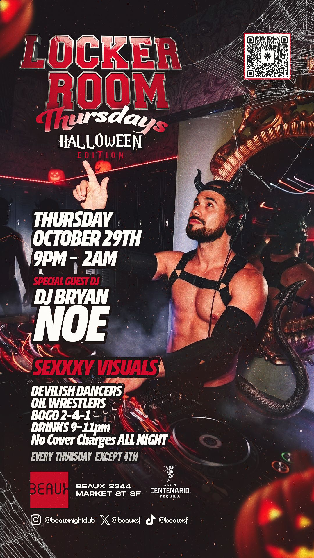 “LOCKER ROOM” Thursdays : HALLOWEEN EDITION flyer