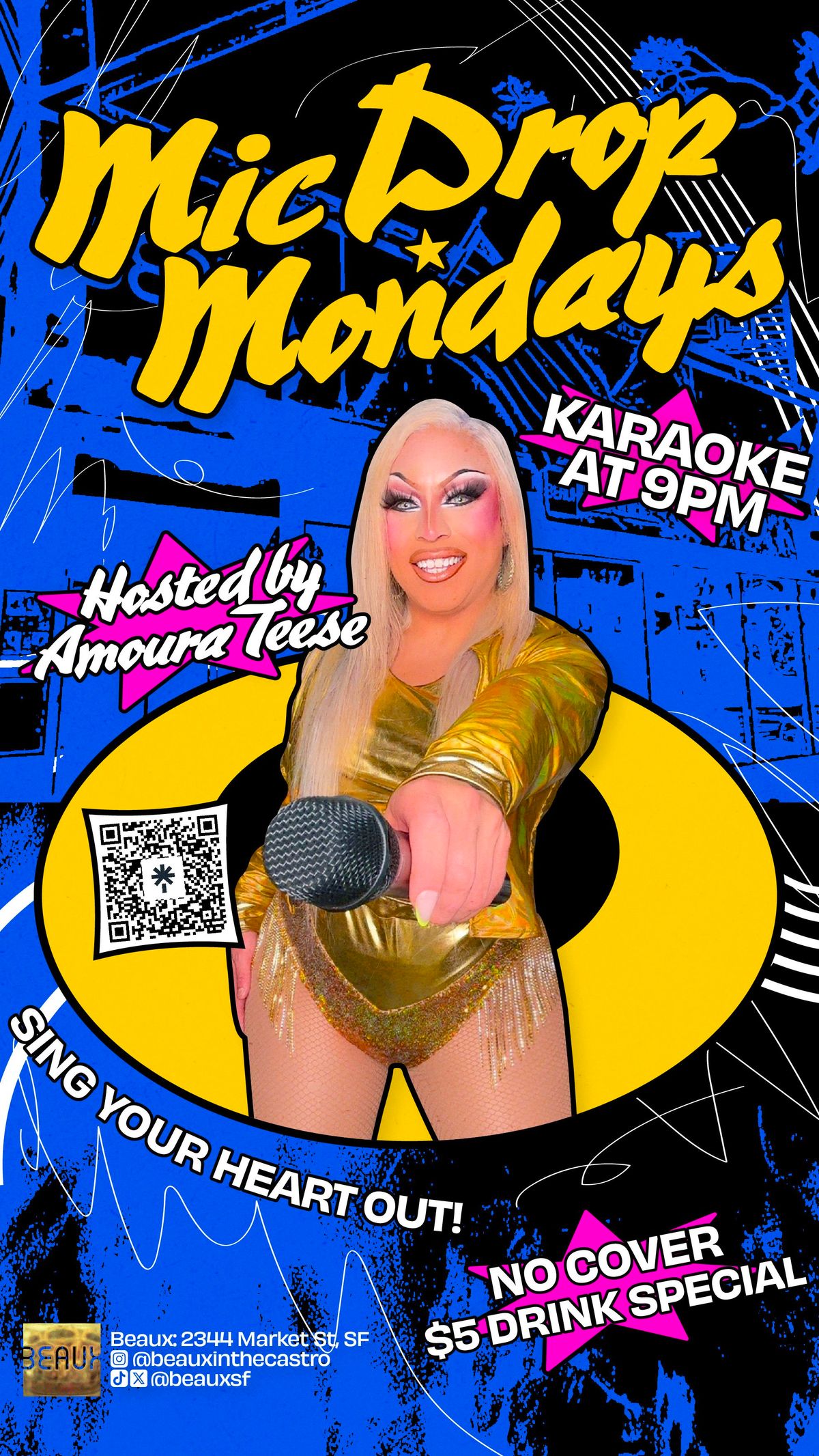 "Mic Drop" Mondays (Karaoke Night) flyer