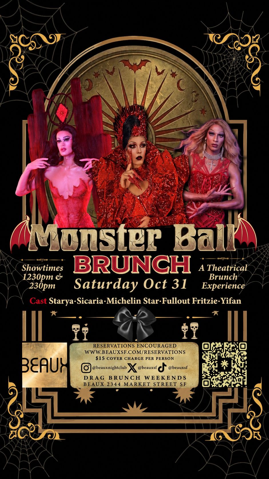 Monster Ball Brunch (Halloween Drag Brunch) flyer