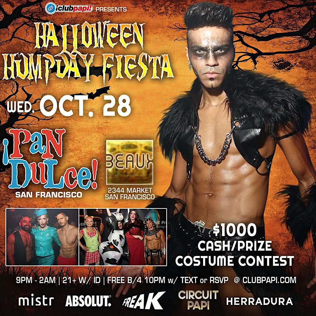 PAN DULCE HALLOWEEN HUMPDAY FIESTA | $1000 CONTEST @ BEAUX POWERED BY MISTR flyer