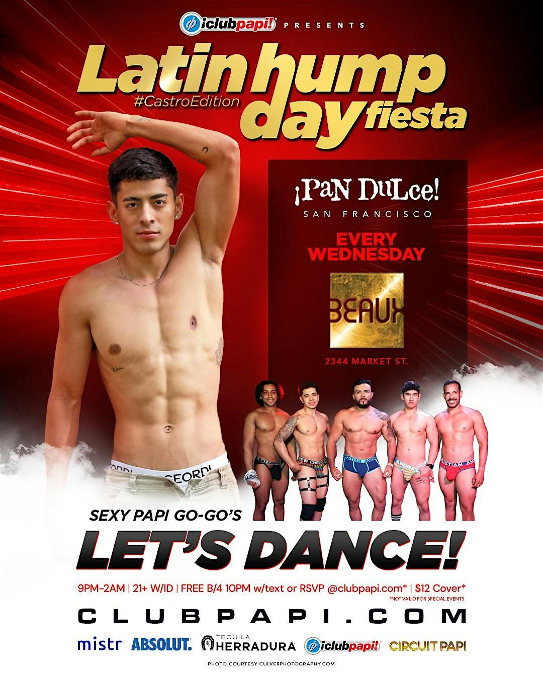 PAN DULCE LATIN HUMP DAY FIESTA @ BEAUX SF POWERED BY MISTR flyer