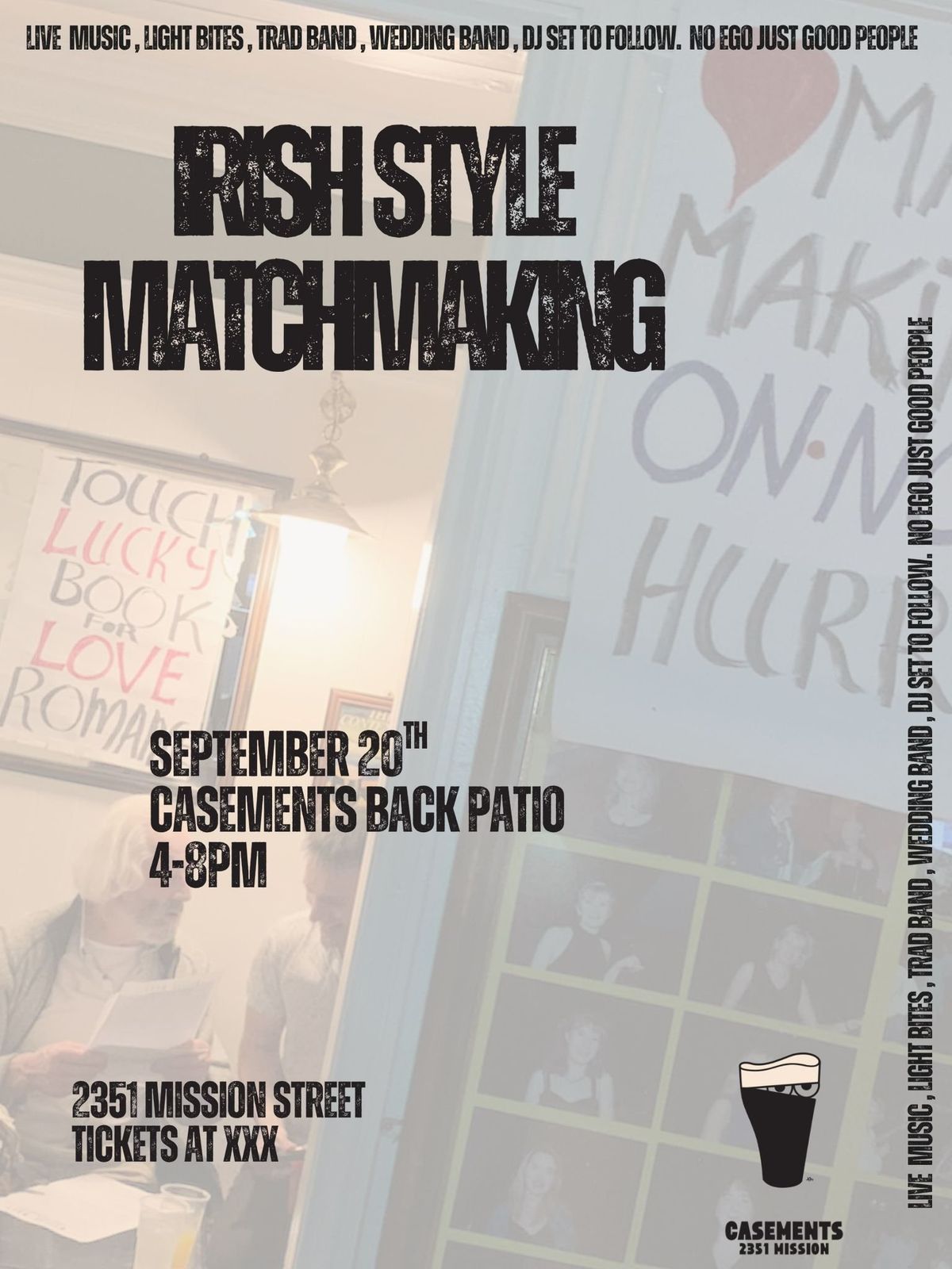 Irish Style Matchmaking Festival flyer