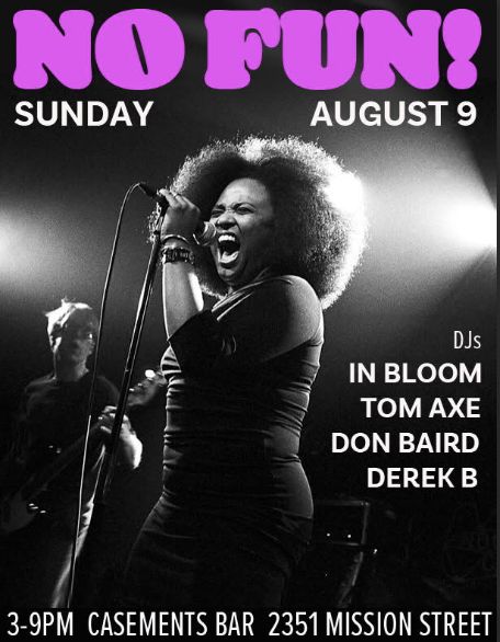 No Fun - Afternoon DJ Party flyer