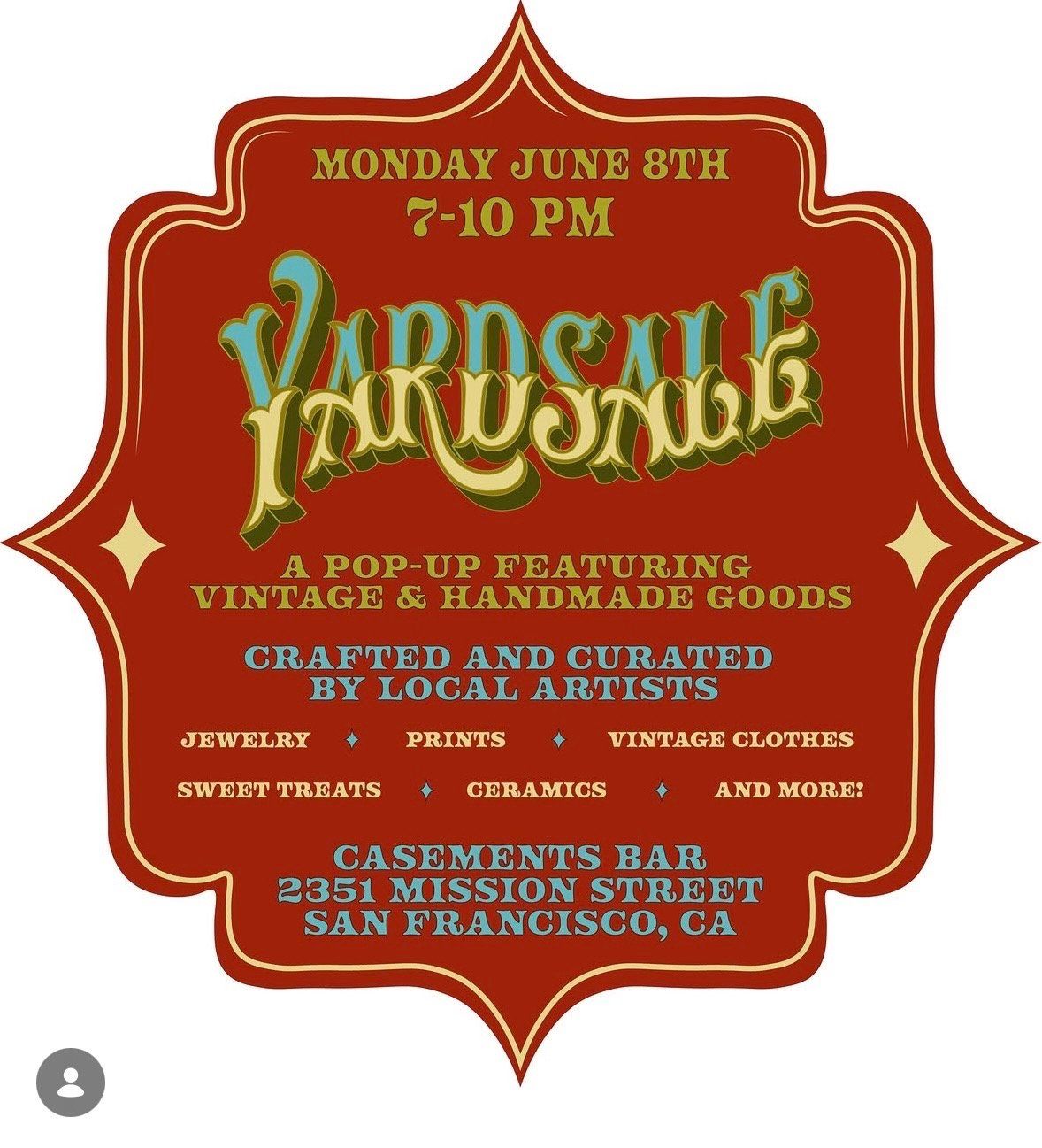 Yardsale - Craft makers event flyer