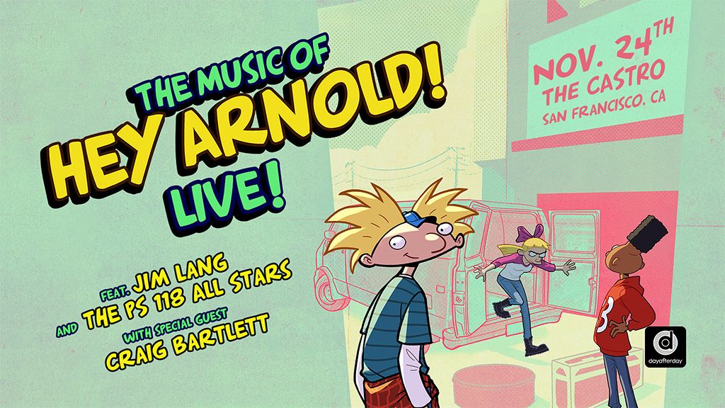 The Music of Hey Arnold Live! Feat. Jim Lang and the PS 118 AllStars flyer