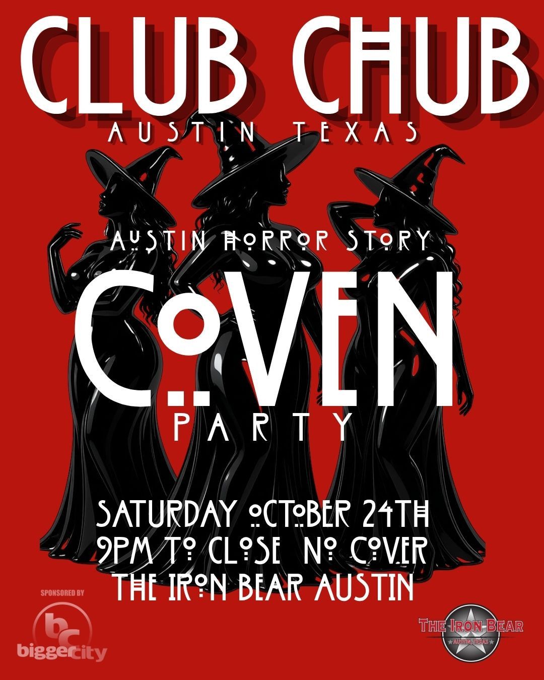 AUSTIN HORROR STORY: COVEN flyer