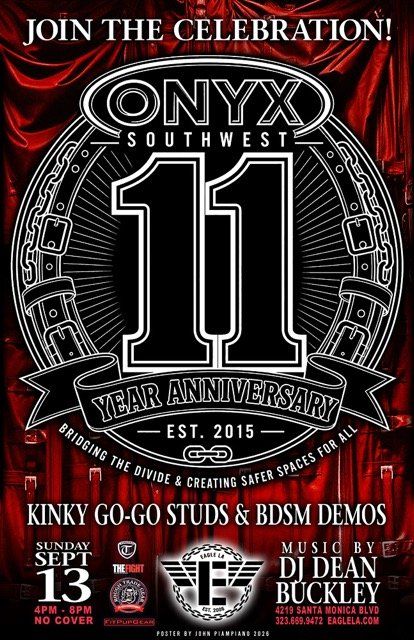 ONYX: 11 YEAR ANNIVERSARY flyer