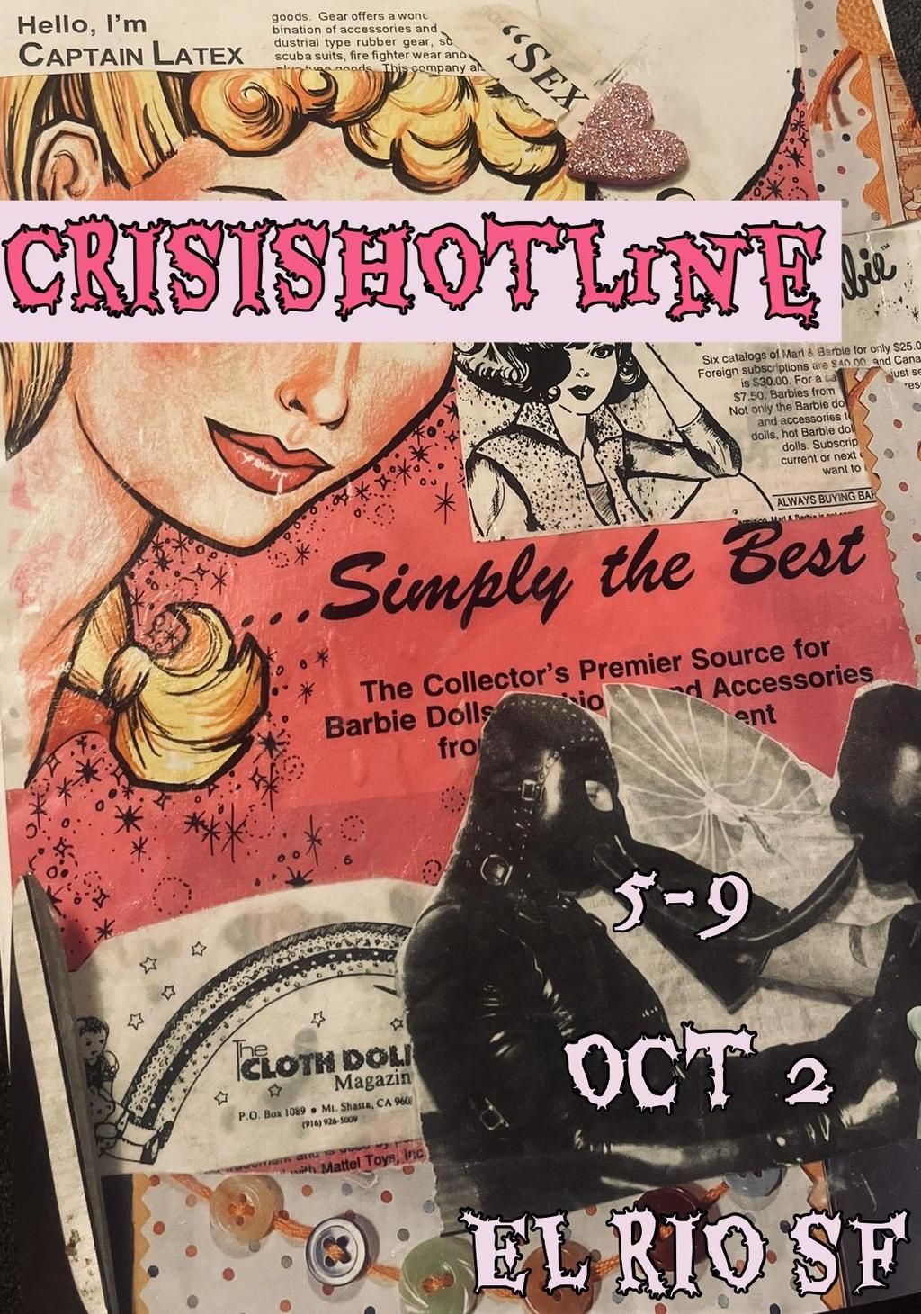 Crisis Hotline Happy Hour (Free) flyer