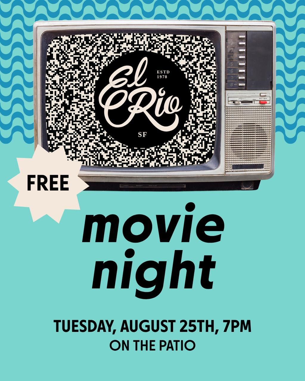 El Rio Movie Night: First Wives Club (Free) flyer
