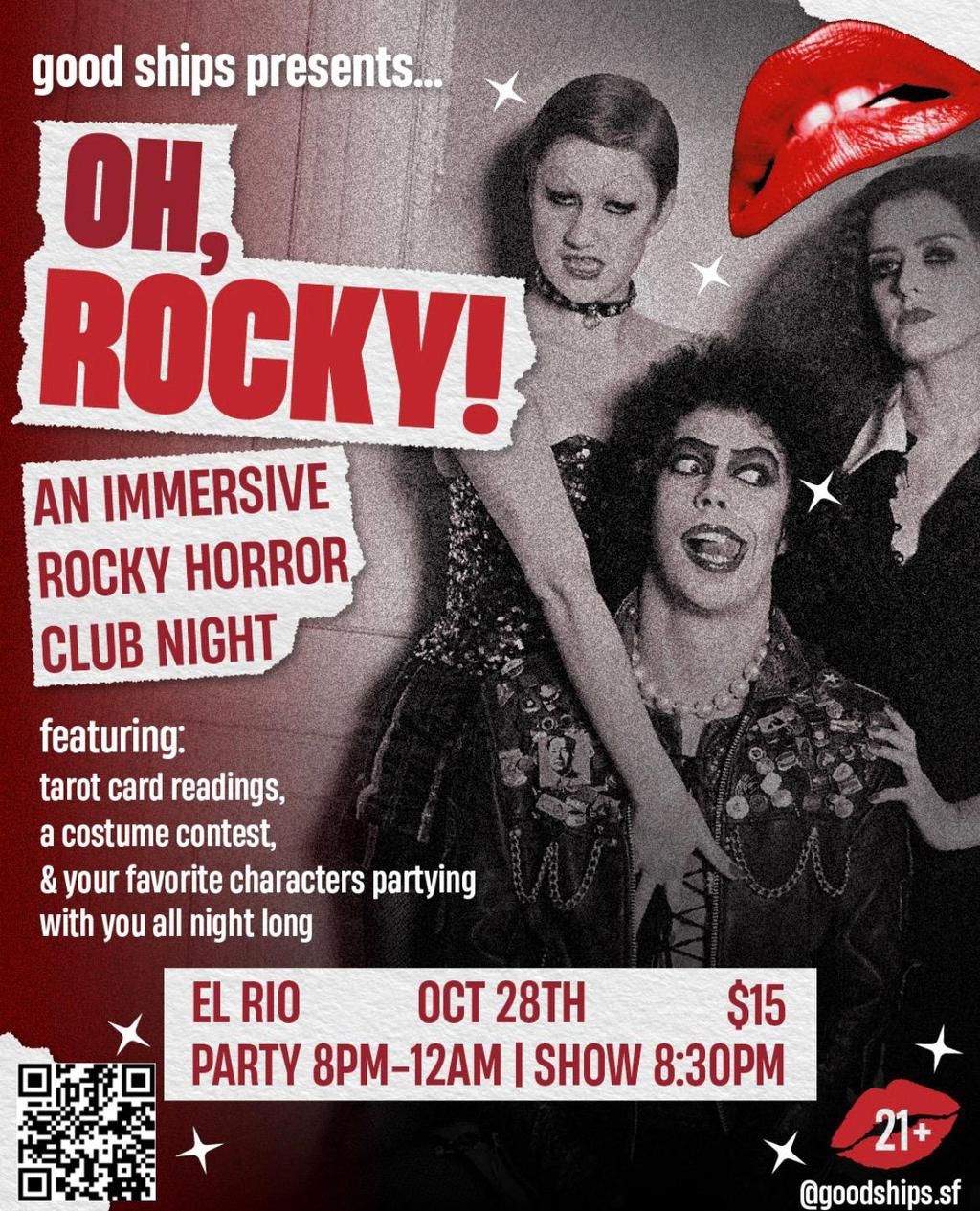 Good Ship Presents: Oh, Rocky! An Immersive Rocky Horror Club Night ($15) flyer
