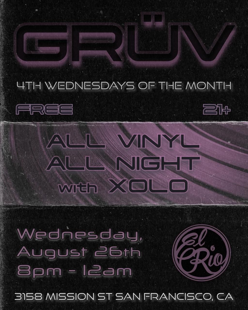 GRÜV with Xolo (Free) flyer