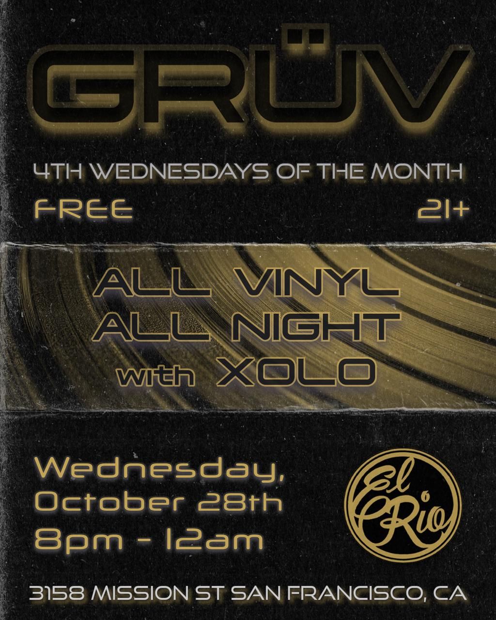 GRÜV with Xolo (Free) flyer