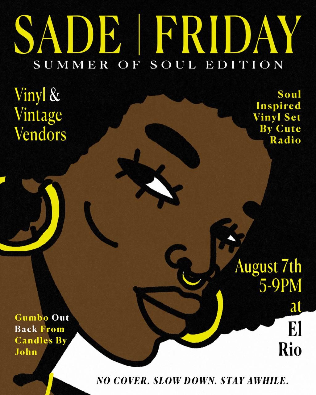 Sade Friday: Summer of Soul Edition (Free) flyer