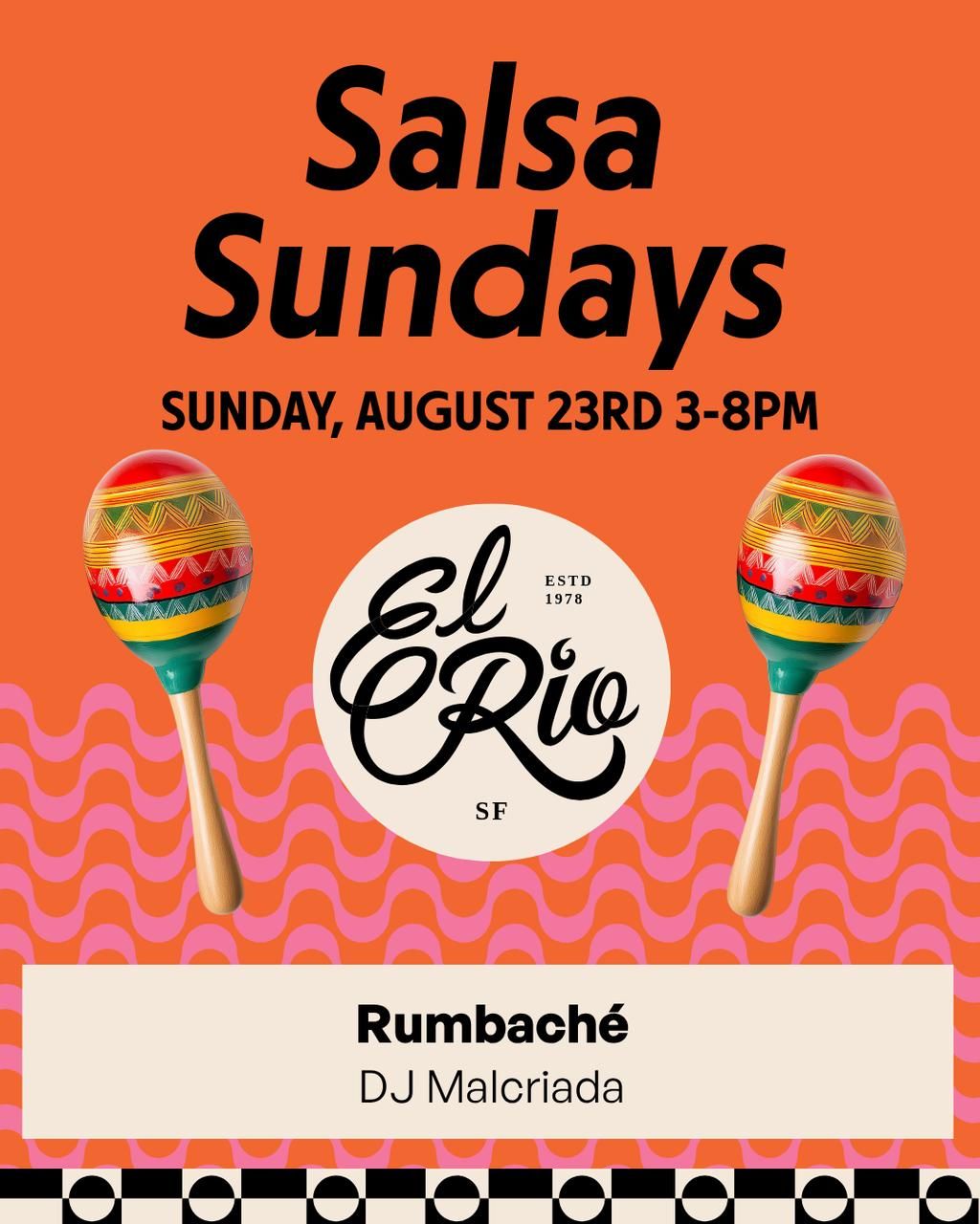 Salsa. Sunday with Rumbaché & DJ Malcriada ($10 - $20) flyer