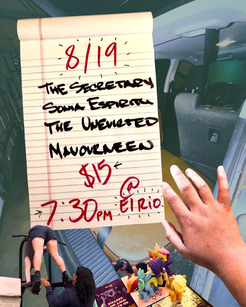 The Secretary, Sonia Espiritu, The Unevicted, & Mavourneen ($15 Cover) flyer