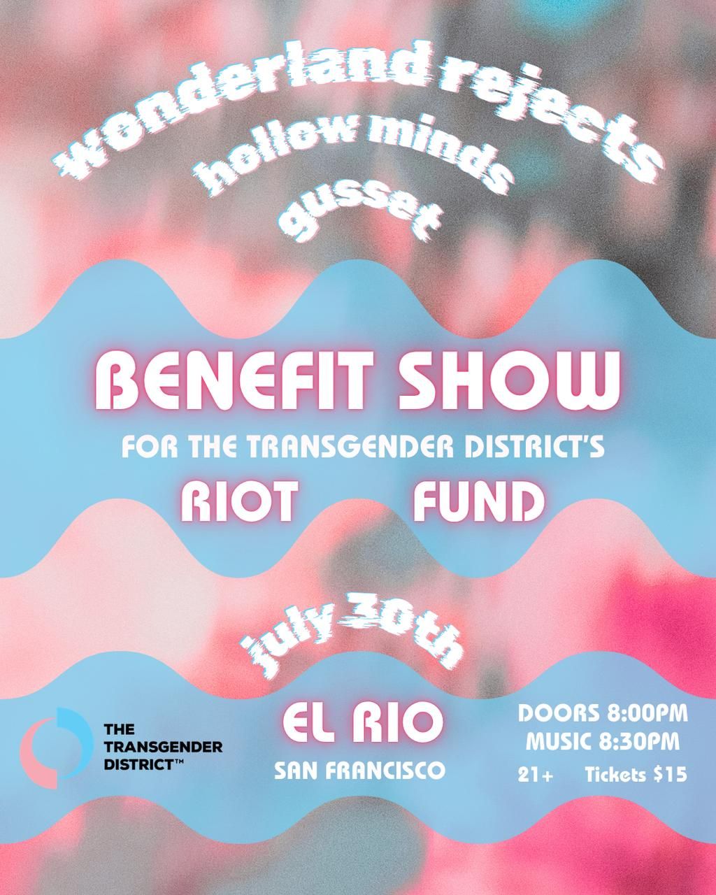 Wonderland Rejects ++ Hollow Minds ++ Gusset ($15 Cover) flyer