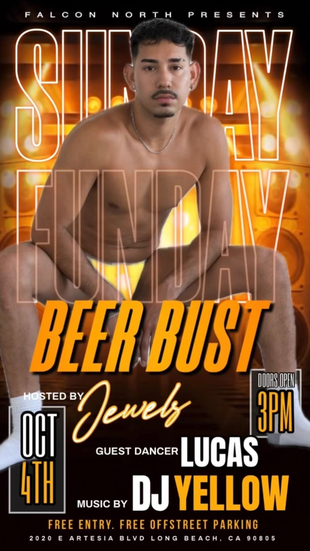 4TH OCTOBER Sunday beer bust flyer