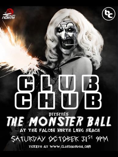 CLUB CHUB Monster Ball flyer