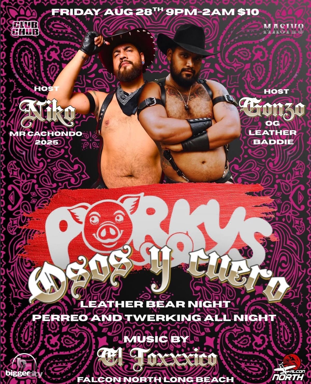 PORKYS Osos Y Cuervo flyer