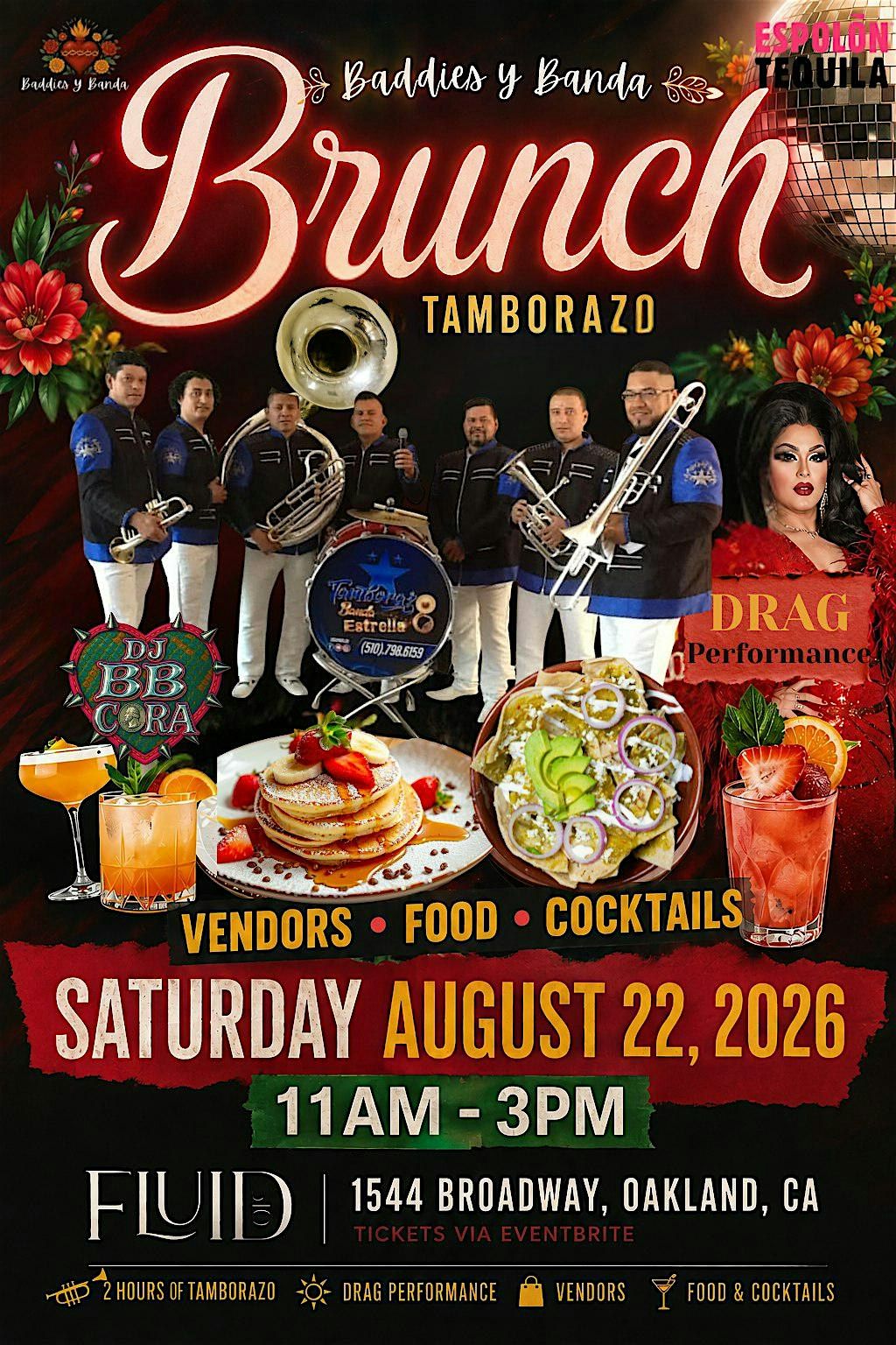 Baddies y Banda Brunch flyer