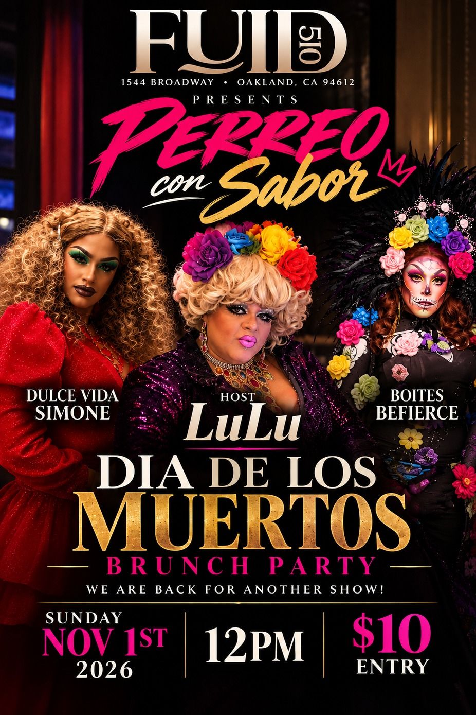 Dia De Los Drag Brunch flyer
