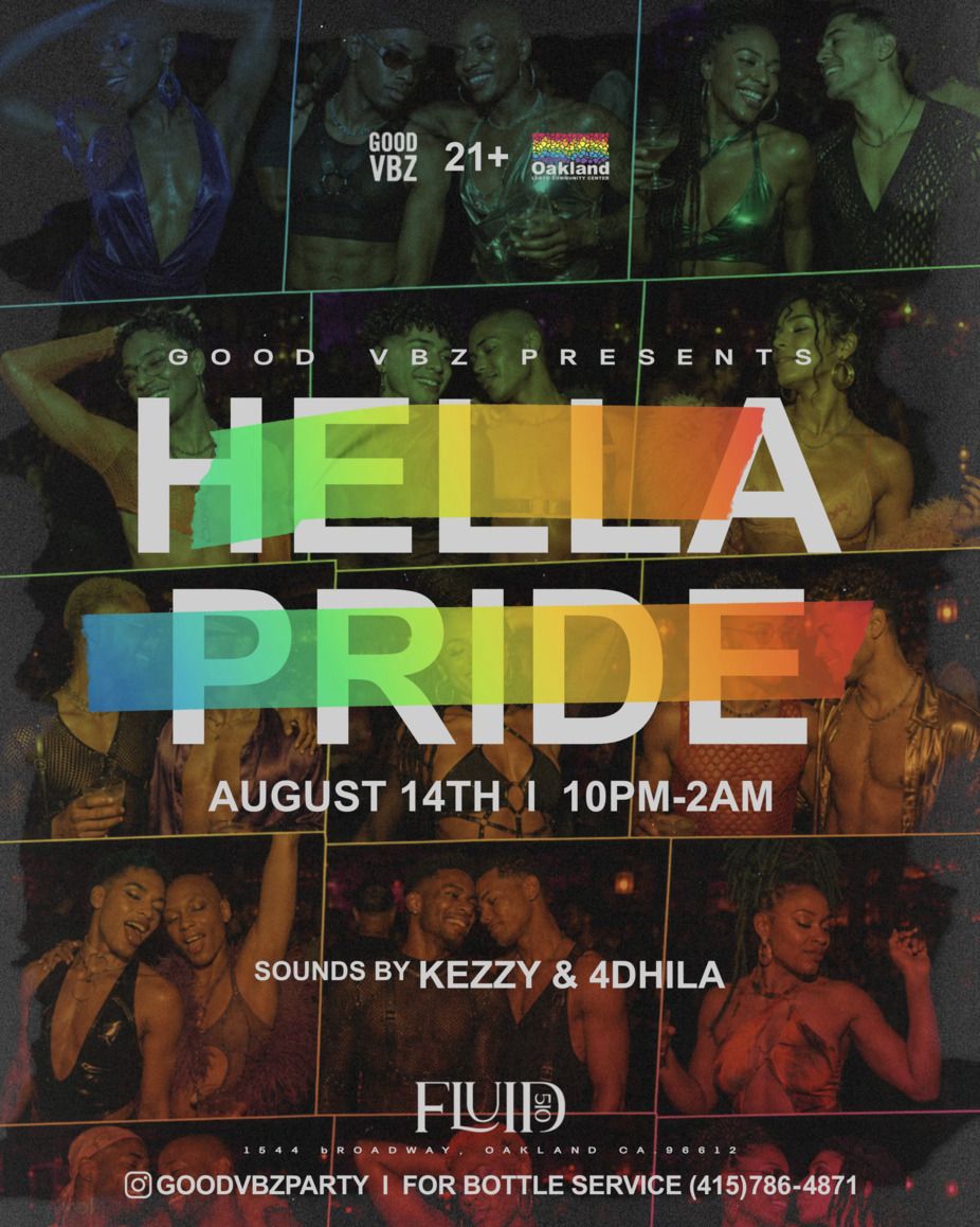HELLA PRIDE presented by GOOD VBZ flyer