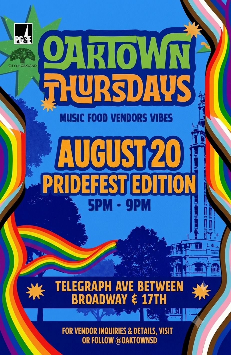 OakTown Thursdays flyer