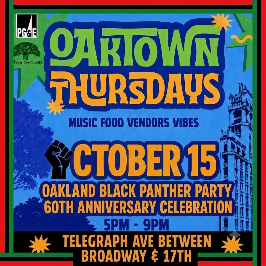 Oaktown Thursdays flyer