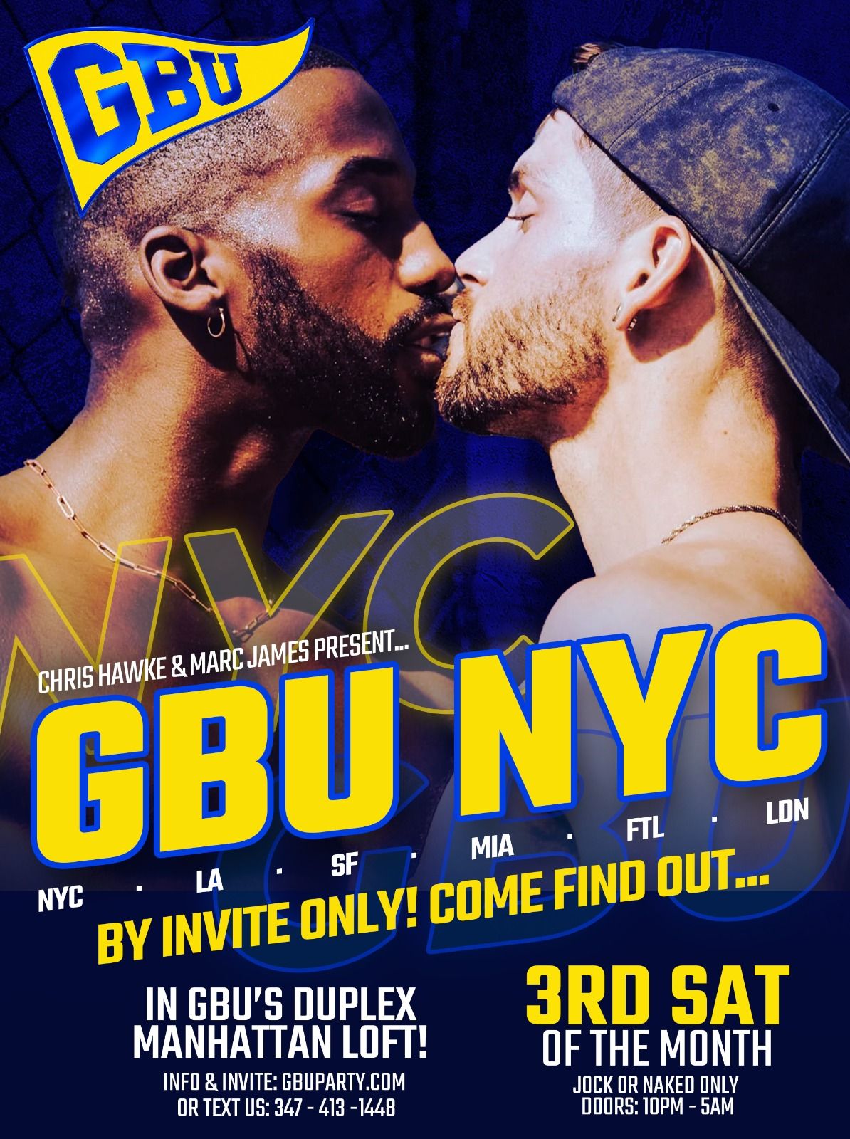 GBU NYC flyer