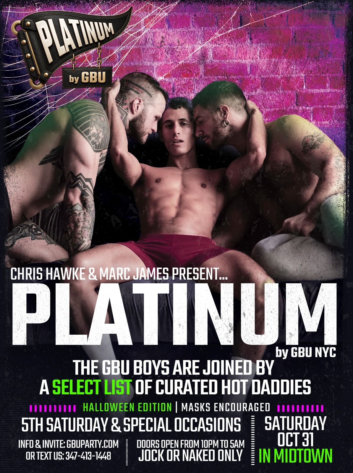 PLATINUM by GBU NYC - HALLOWEEN EDITION flyer