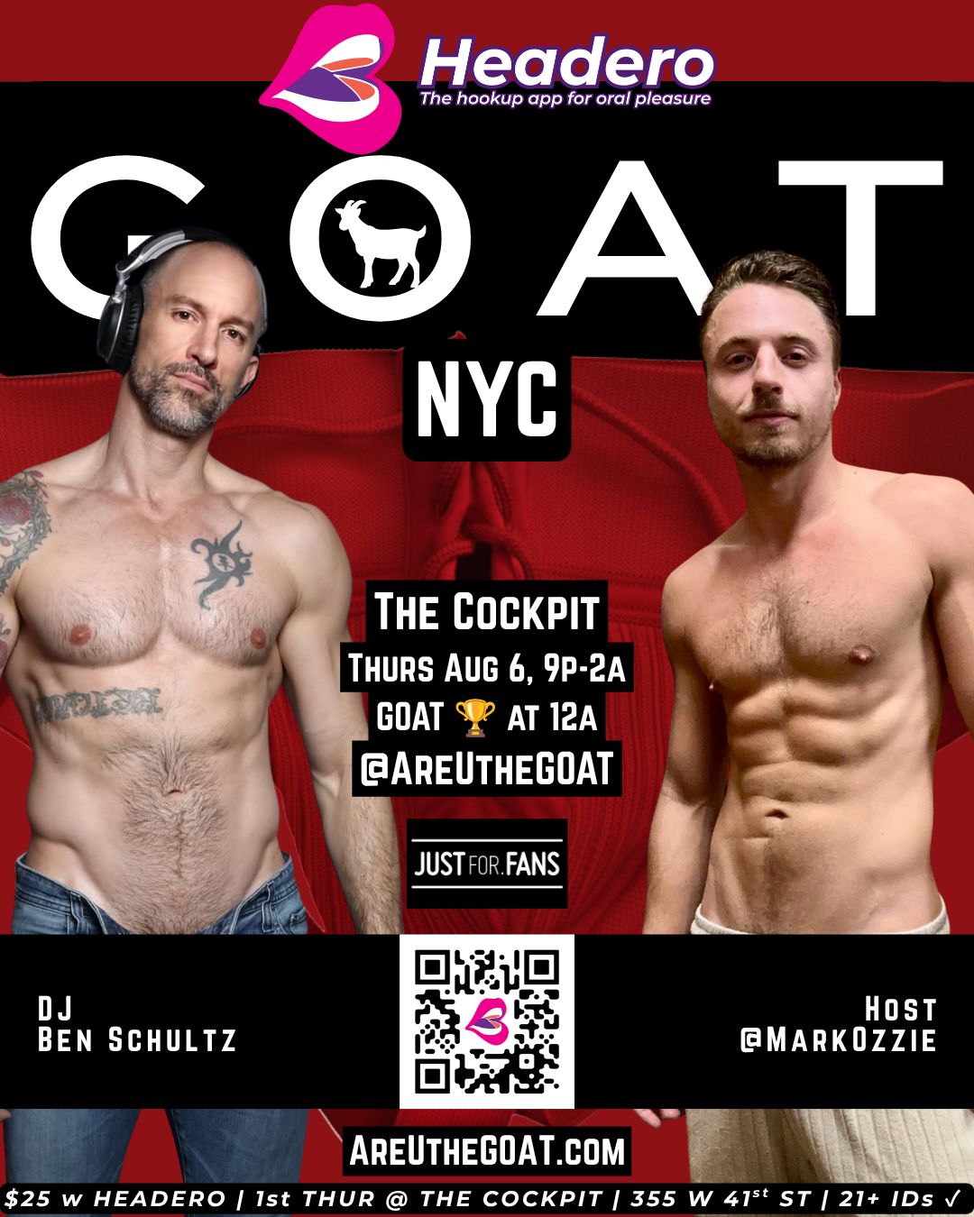 GOAT [NYC] flyer