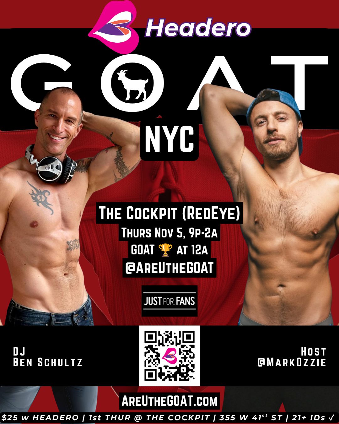 GOAT [NYC] flyer