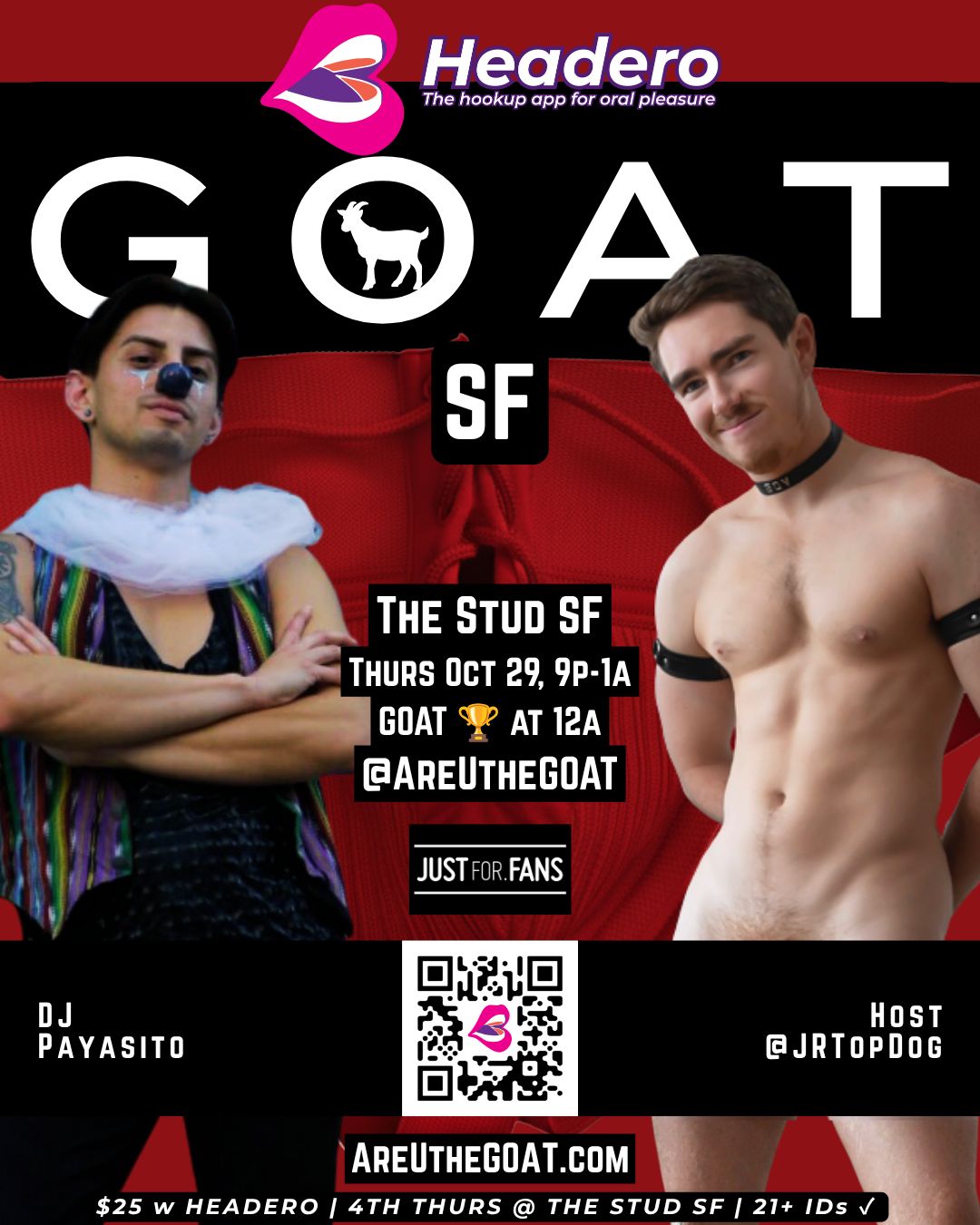 GOAT [SF] flyer